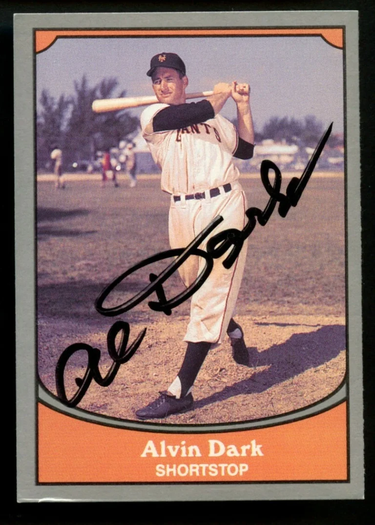 Al Alvin Dark #69 signed autograph auto 1990 Pacific Baseball Legends Card