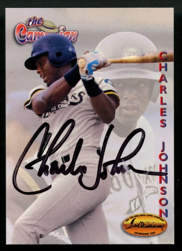 Charles Johnson #125 signed autograph auto 1994 The Ted Williams Baseball Card