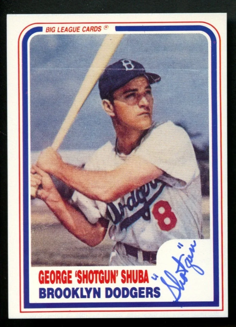 George Shotgun Shuba #30 signed autograph 1985 Big League Cards Baseball Card ~