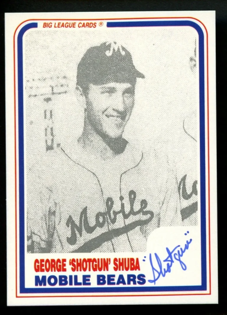 George Shotgun Shuba #27 signed autograph 1985 Big League Cards Baseball Card ~