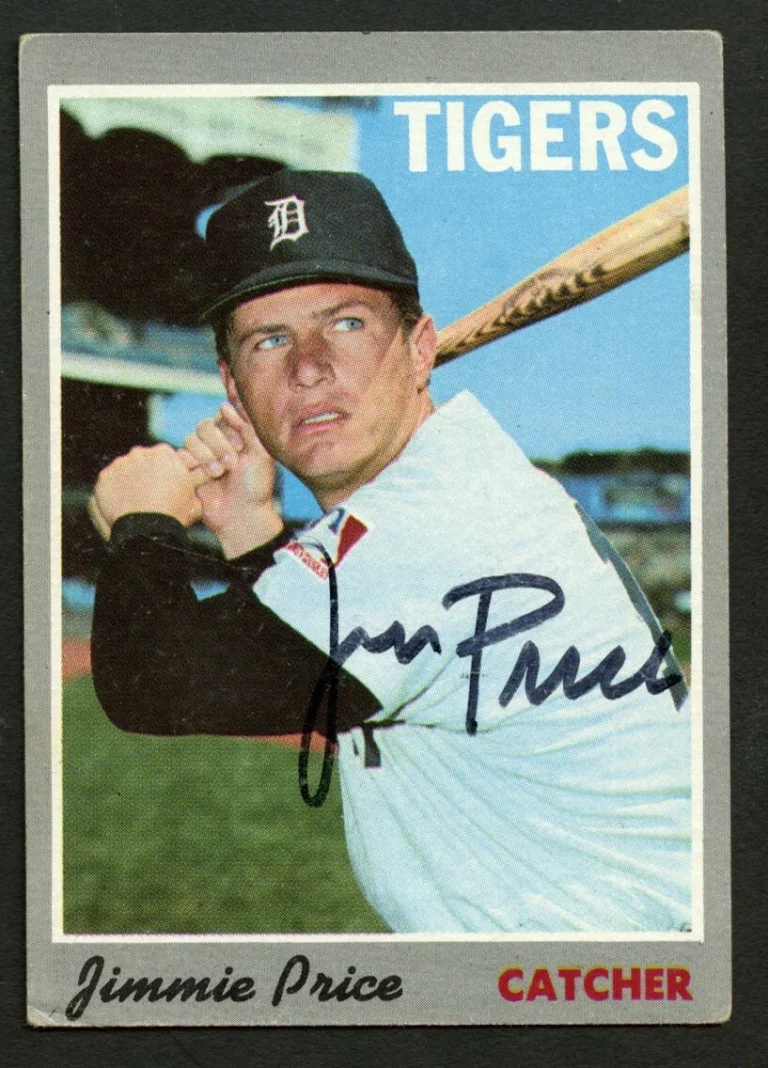 Jimmie Price #129 signed autograph auto 1970 Topps Baseball Trading Card