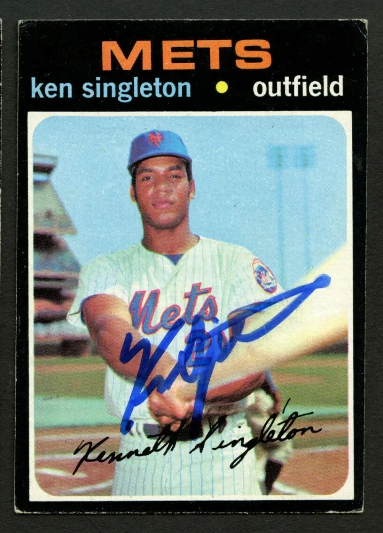 Ken Singleton #16 signed autograph auto 1971 Topps Baseball Trading Card