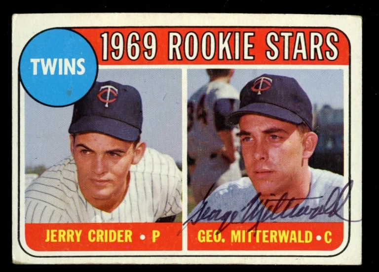 George Mitterwald #491 signed autograph auto 1969 Topps Baseball Trading Card