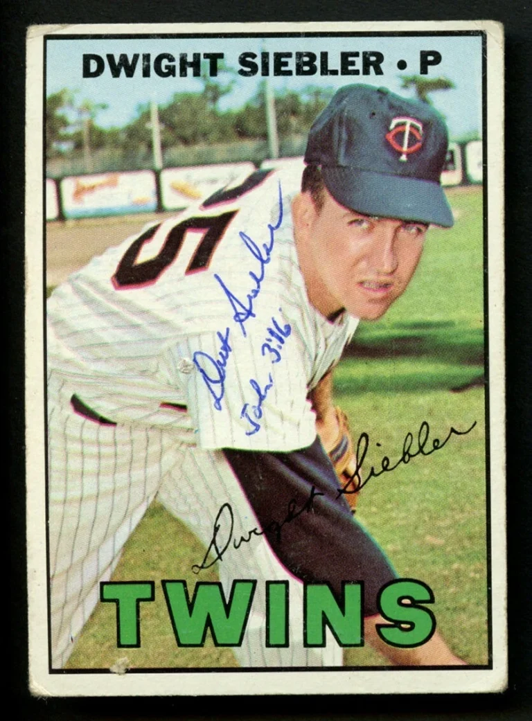Dwight Siebler #164 signed autograph auto 1967 Topps Baseball Trading Card