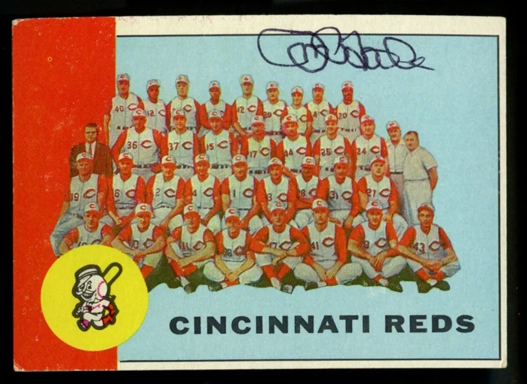 Jim O'Toole #63 signed autograph auto 1963 Topps Baseball Trading Card