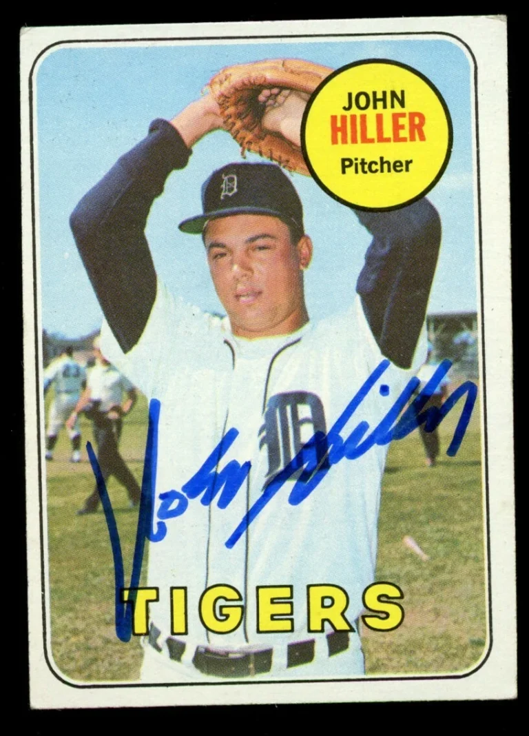 John Hiller #642 signed autograph auto 1969 Topps Baseball Trading Card