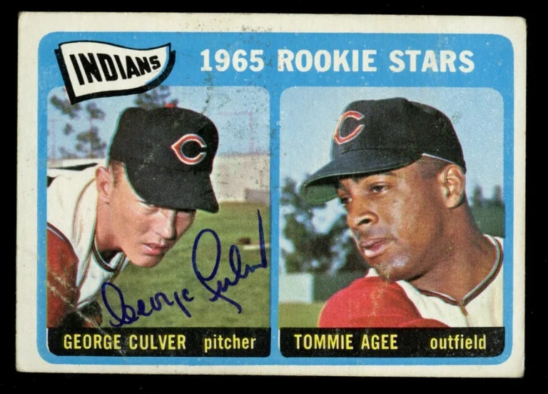 George Culver #166 signed autograph auto 1965 Topps Baseball Trading Card