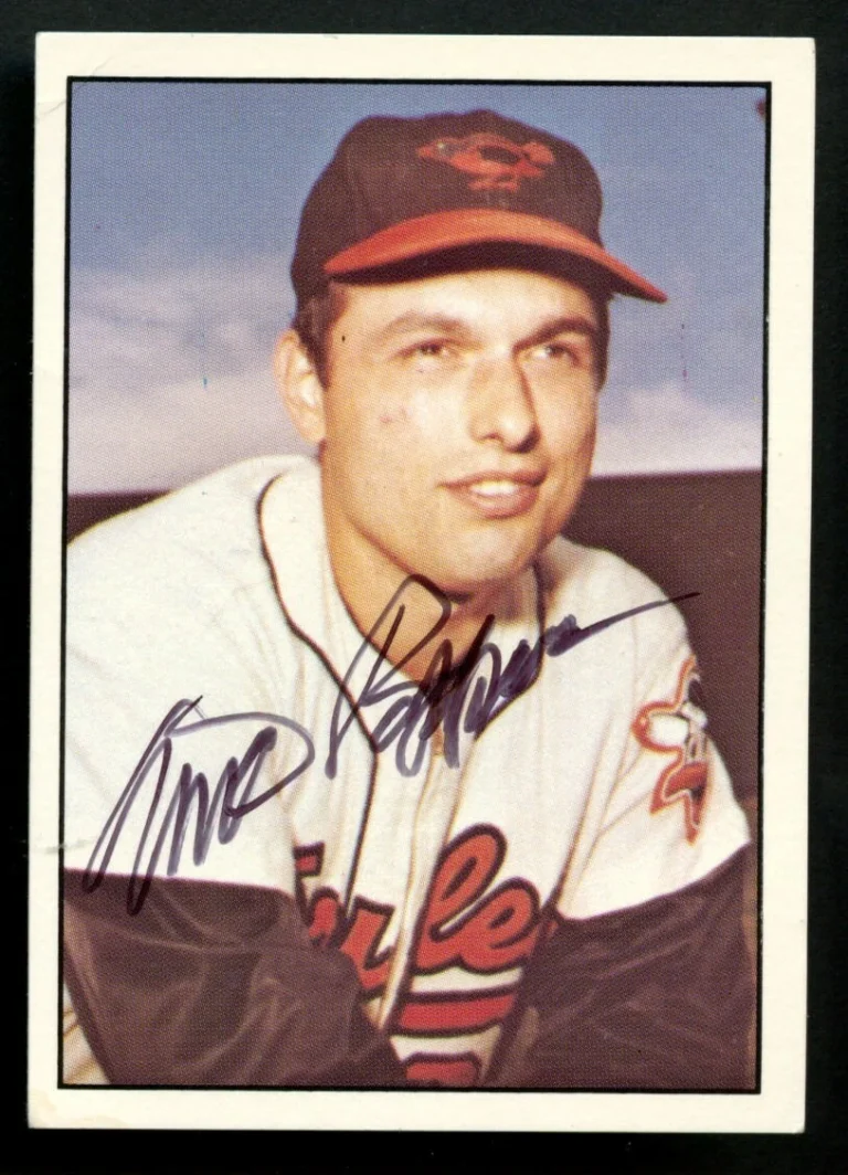 Milt Pappas #0056 signed autograph auto 1978 TCMA Baseball Trading Card