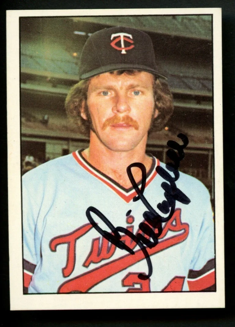 Bill Campbell #208 signed autograph auto SSPC 1975 Minnesota Twins Baseball Card