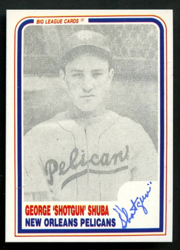 George Shotgun Shuba #25 signed autograph 1985 Big League Cards Baseball Card ~