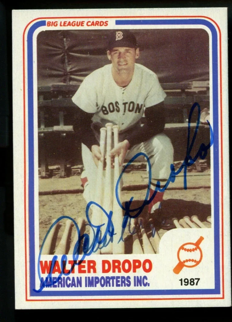 Walt Dropo #29 A581 signed autograph auto Big League Cards Baseball Card ~