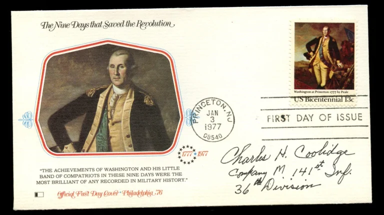 Charles Coolidge d2021 signed autograph FDC Medal of Honor Recipient US Army