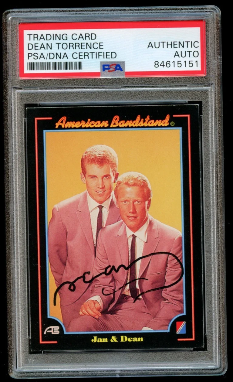 Dean Torrence #33 signed autograph 1993 American Bandstand Jan & Dean Card PSA