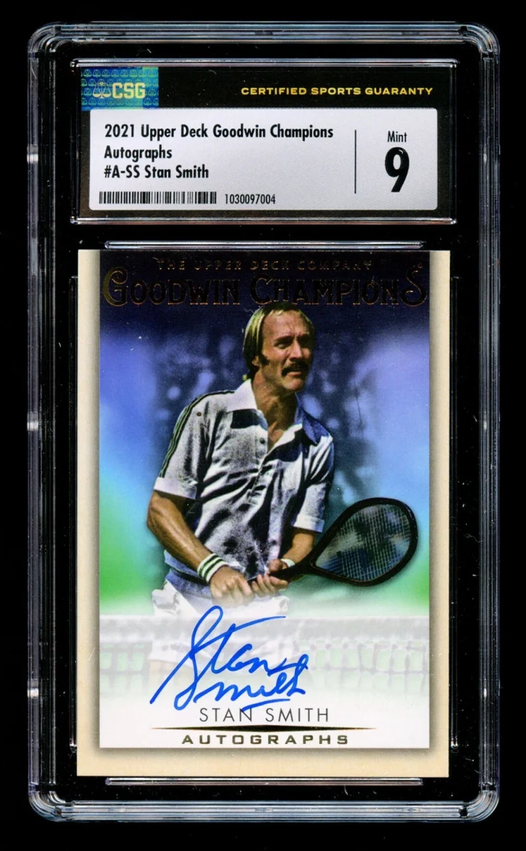 Stan Smith #A-SS UD Goodwin Champions 2021 Autographs CSG Mint 9 & Auto Grade 10
