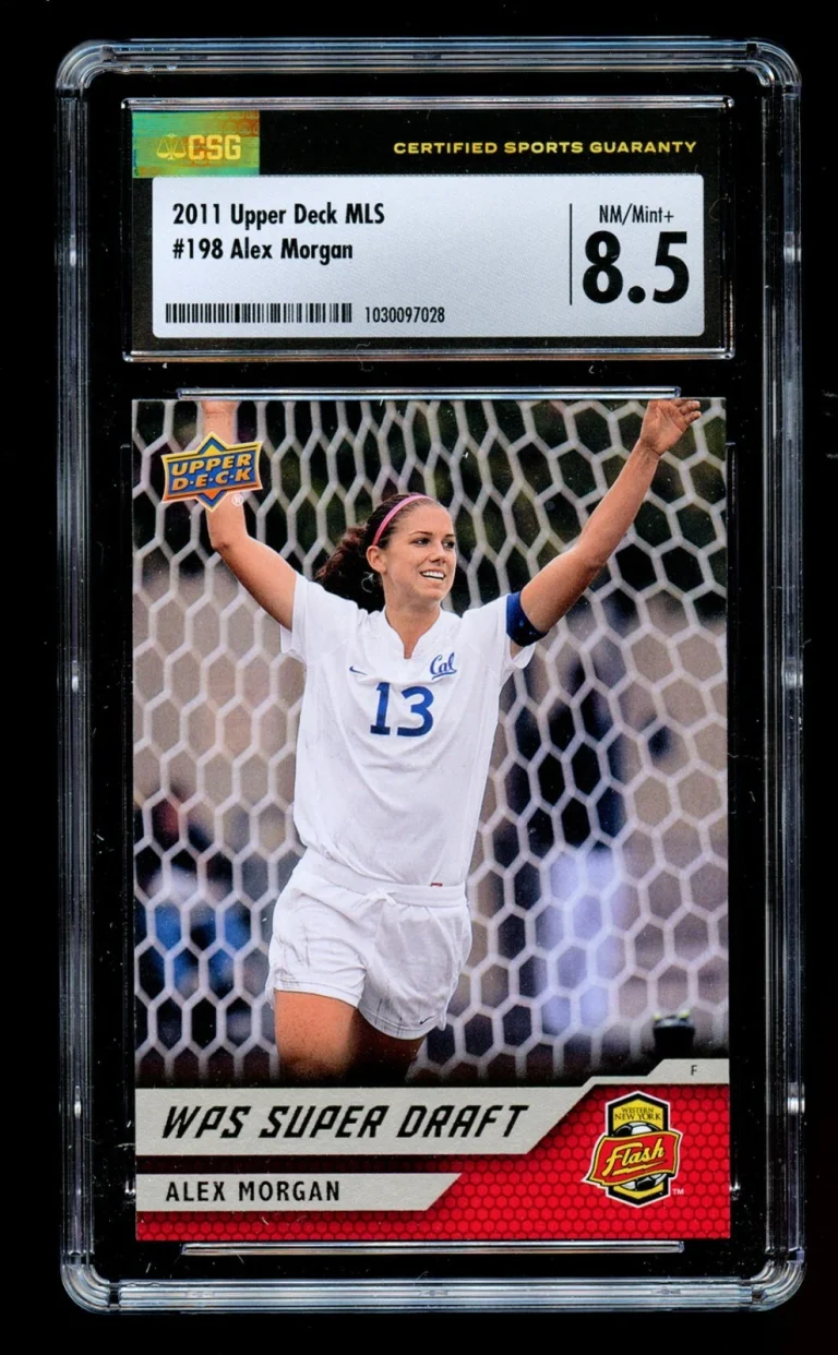 Alex Morgan #198 Upper Deck MLS 2011 ROOKIE Card Western New York Flash CSG 8.5