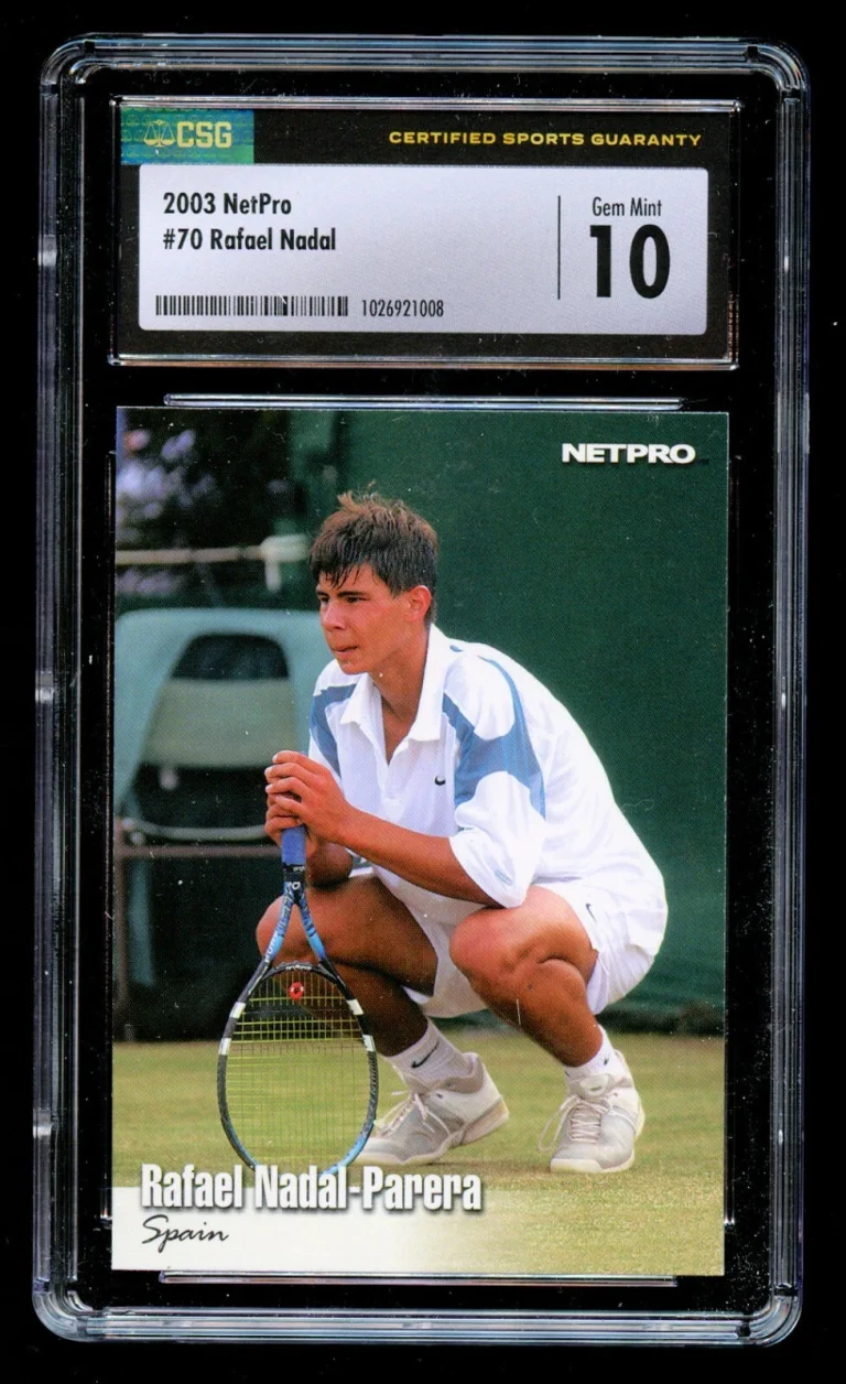 Rafael Nadal #70 NetPro 2003 ROOKIE Tennis Trading Card CSG Gem Mint 10