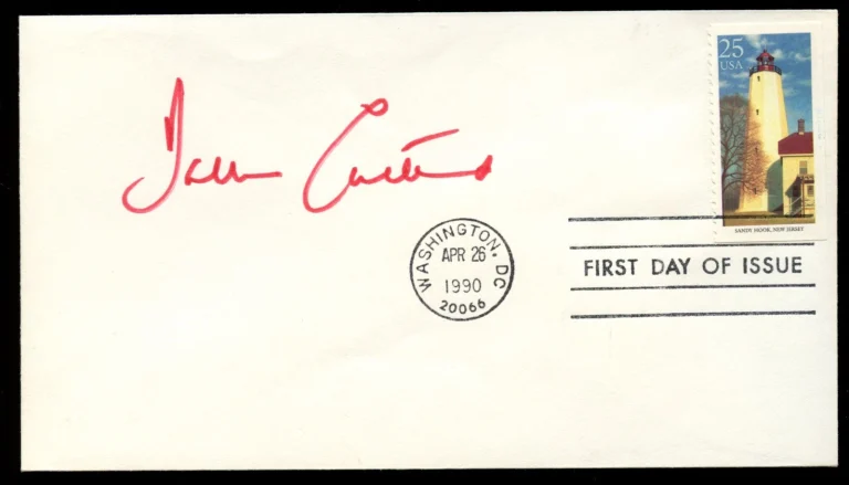 Barbara Cartland d2000 signed autograph Postal Cover FDC Writer & Publisher BAS