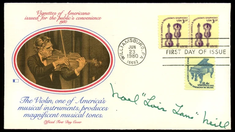 Noel Neill d2016 signed autograph Postal Cover FDC Lois Lane 1948 Superman BAS