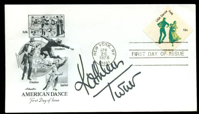 Kathleen Turner signed autograph Postal Cover FDC Actress Prizzi's Honor BAS