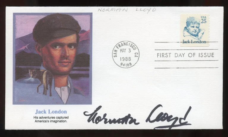 Norman Lloyd d2021 signed autograph auto American Actor Producer Director FDC