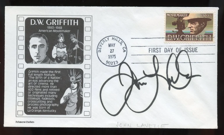 John Lavelle signed autograph auto American Stage TV Film Actor Playwright FDC