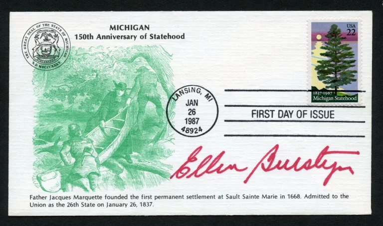 Ellen Burstyn signed autograph auto Actress The Exorcist Postal Cover FDC