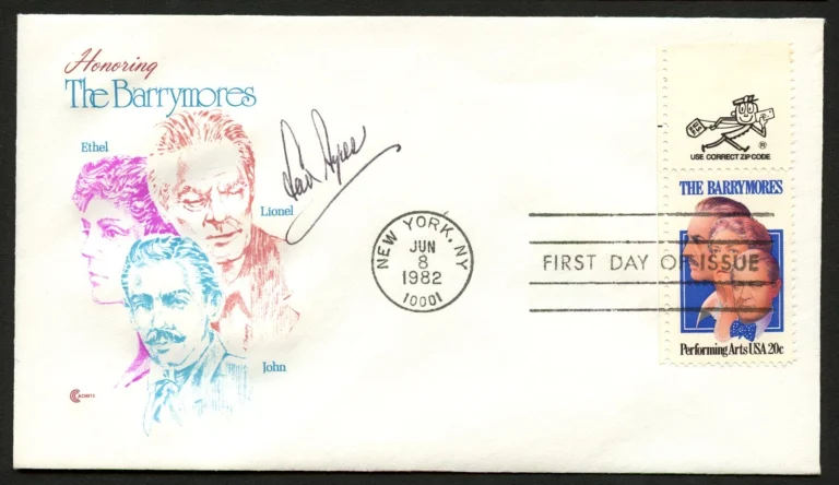 Lew Ayres d1996 signed autograph auto Actor as Dr. Kildare Postal Cover FDC