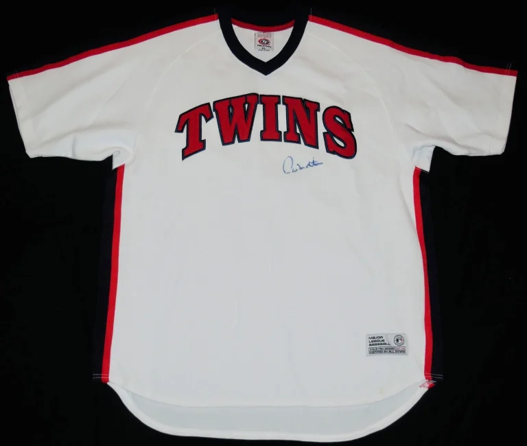 PAUL MOLITOR AUTOGRAPHED JERSEY (MINNESOTA TWINS) - Hall Of Fame / 3000 Hit Club