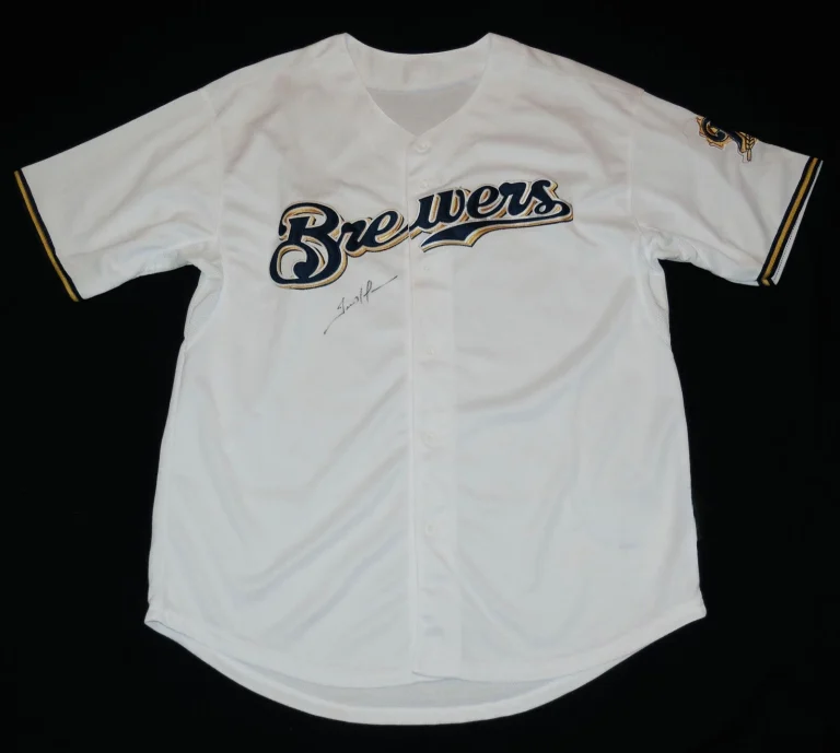 TREVOR HOFFMAN AUTOGRAPHED CUSTOM JERSEY (MILWAUKEE BREWERS) - HALL OF FAME!