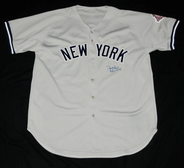 DAVID CONE AUTOGRAPHED CUSTOM JERSEY (NEW YORK YANKEES) - 1999 PERFECT GAME!