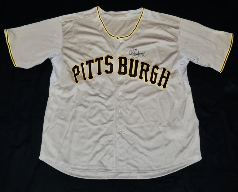 ANDREW McCUTCHEN AUTOGRAPHED CUSTOM JERSEY (PITTSBURGH PIRATES) - 5X All-Star!