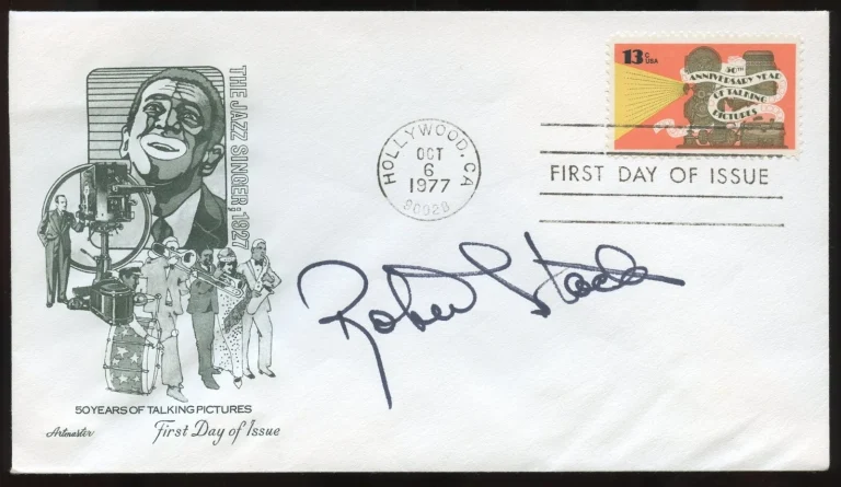 Robert Stack d2003 signed autograph auto American Actor in The Untouchables FDC