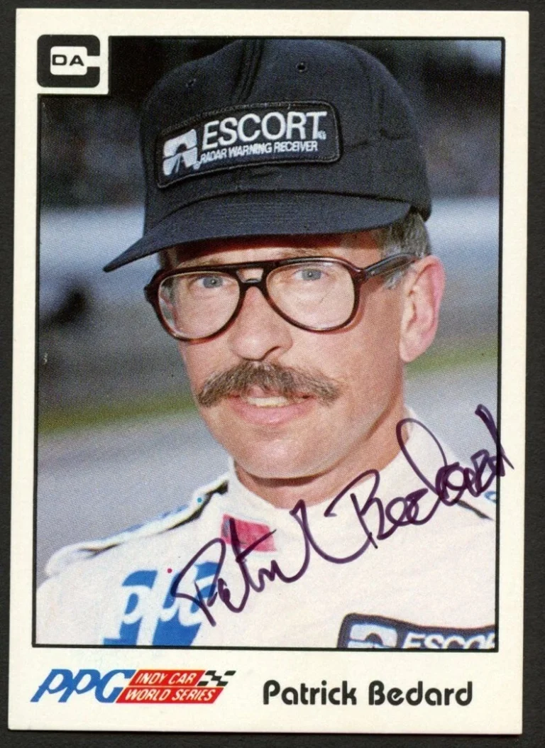 Patrick Bedard #22 signed autograph auto 1984 A&S Racing PPG Indy Trading Card