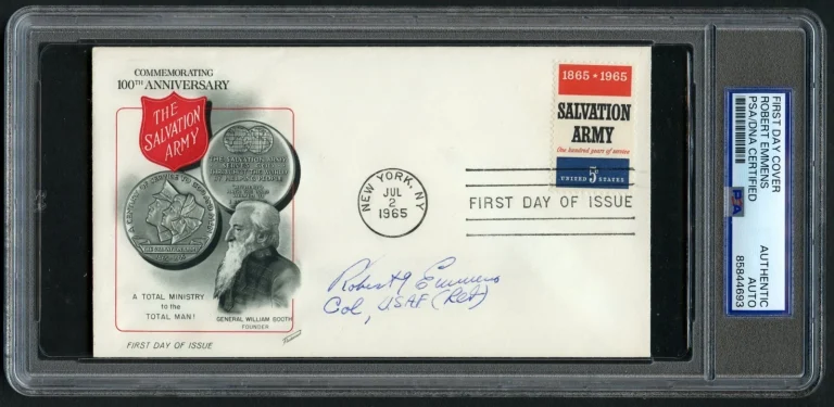 Robert Emmens signed autograph FDC Doolittle Raider WWII PSA Slabbed