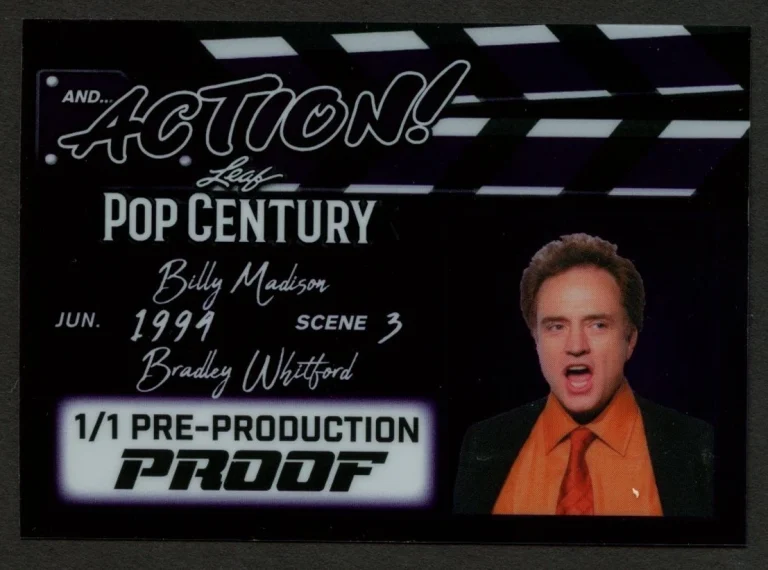 Bradley Whitford Leaf Pop Century Pre-production Proof 1/1