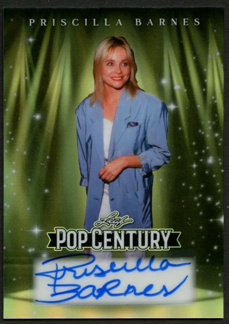 Priscilla Barnes signed autograph 2026 Leaf Pop Century Card 6/25