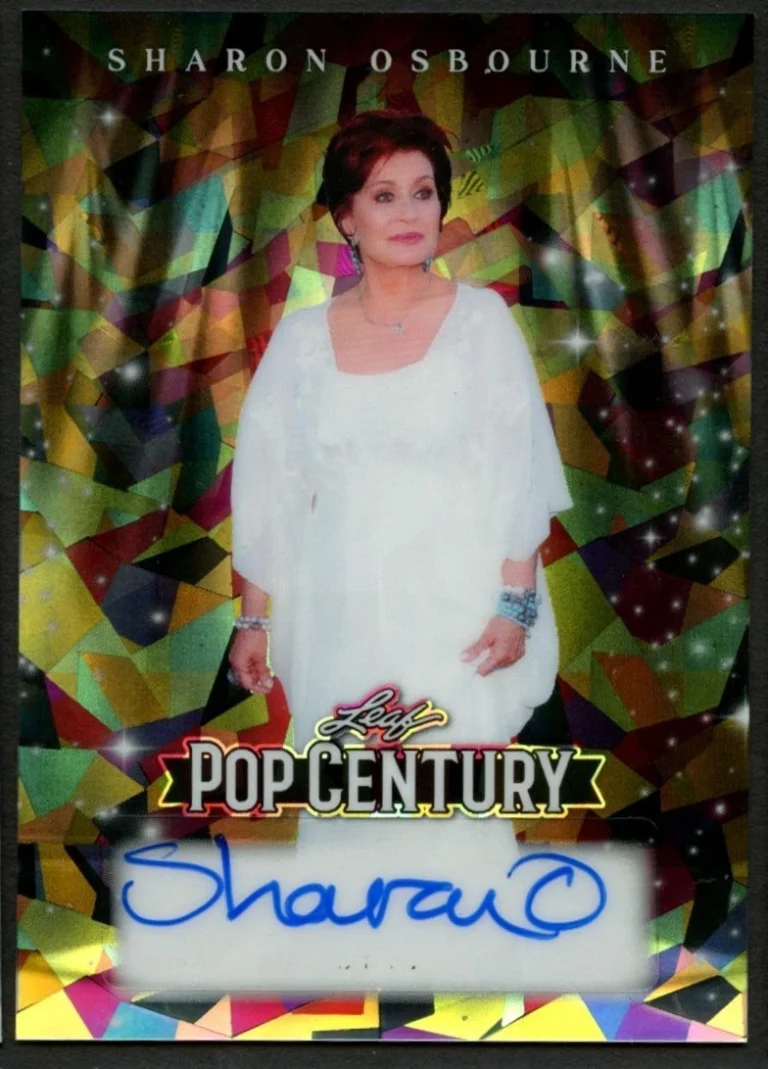 Sharon Osbourne signed autograph 2026 Leaf Pop Century Card 21/25