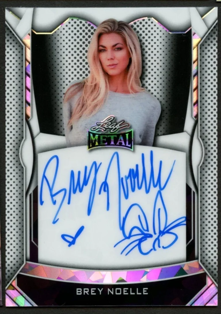 Brey Noelle signed autograph 2026 Leaf Pop Century Metal Bunny Sketch Card 18/25