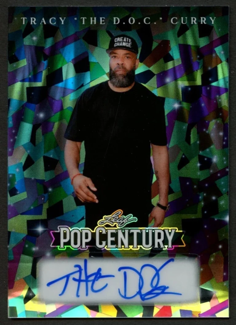 Tracy The Dog Curry signed autograph 2026 Leaf Pop Century Card 1/15