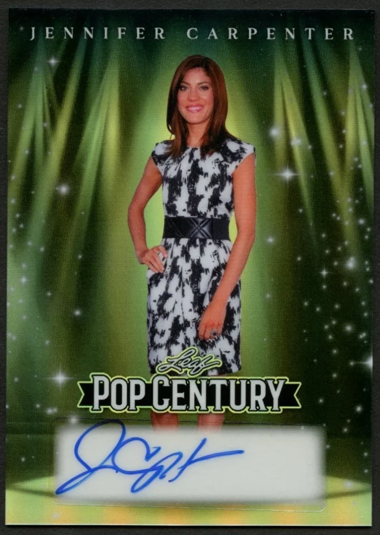 Jennifer Carpenter signed autograph 2026 Leaf Pop Century Card 13/25