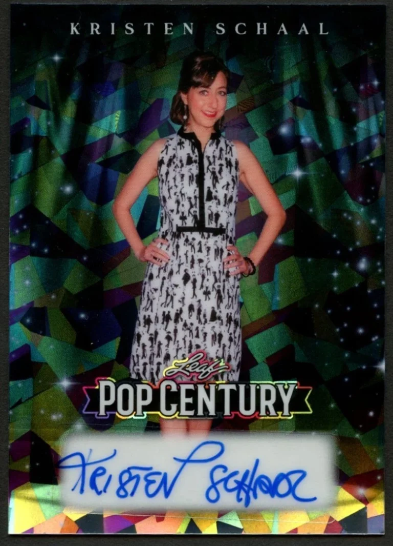 Kristen Schaal signed autograph 2026 Leaf Pop Century Card 12/15