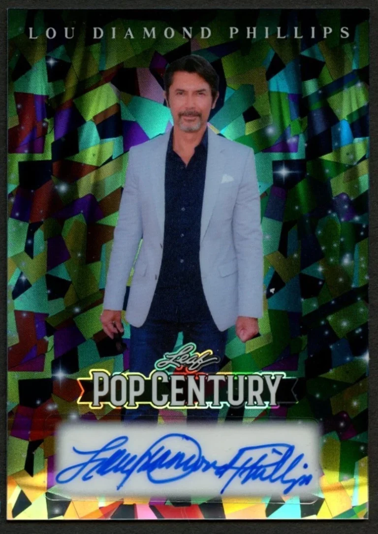 Lou Diamond Phillips signed autograph 2026 Leaf Pop Century Card 5/15
