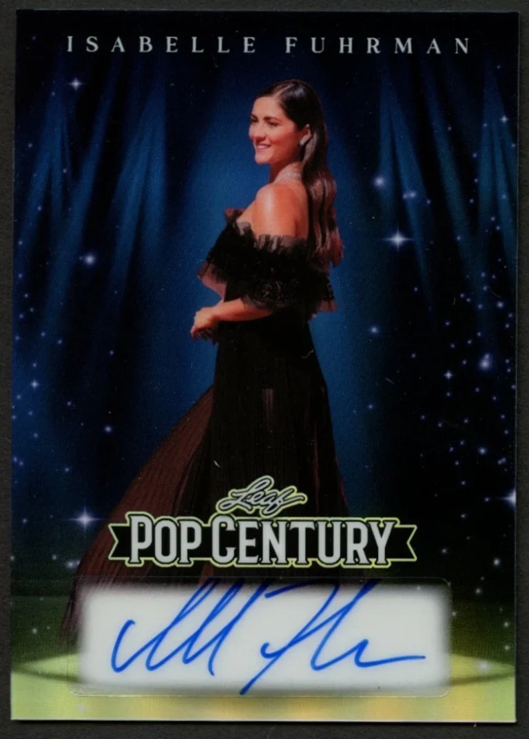 Isabelle Fuhrman signed autograph 2026 Leaf Pop Century Card 1/5
