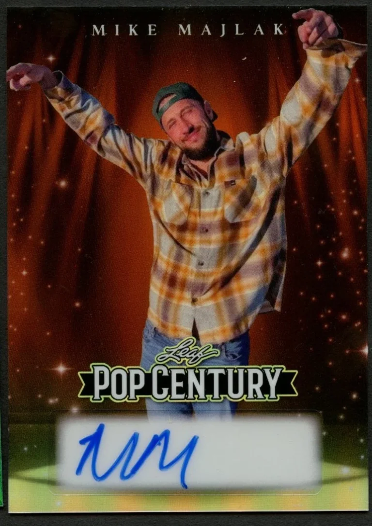 Mike Majlak signed autograph 2026 Leaf Pop Century Card 3/4