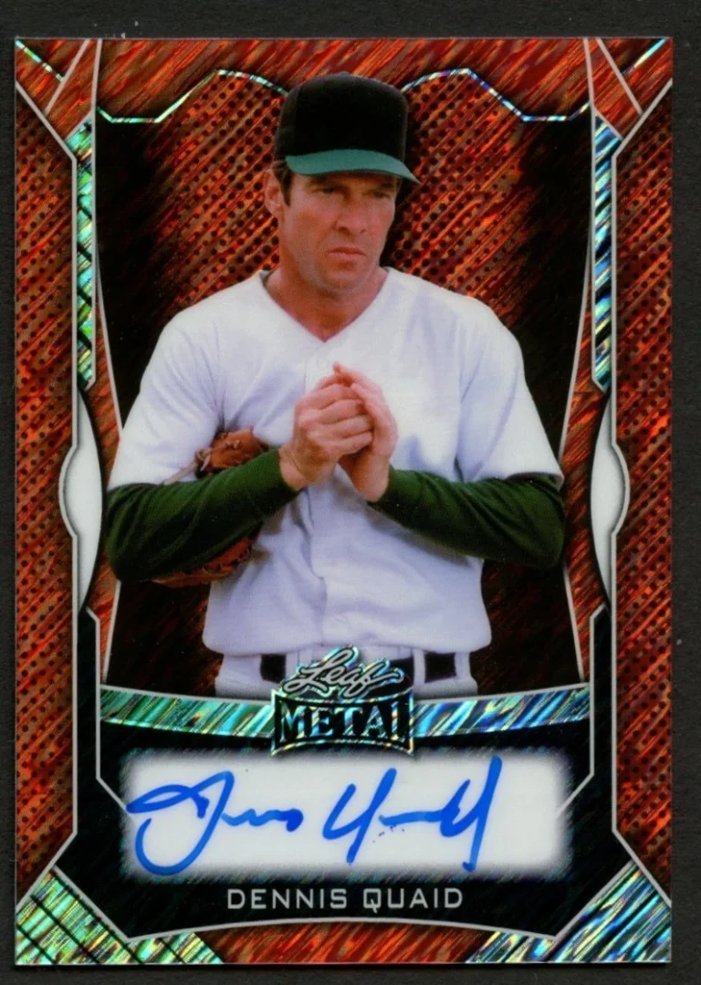 Dennis Quaid signed autograph 2026 Leaf Pop Century Card 2/6