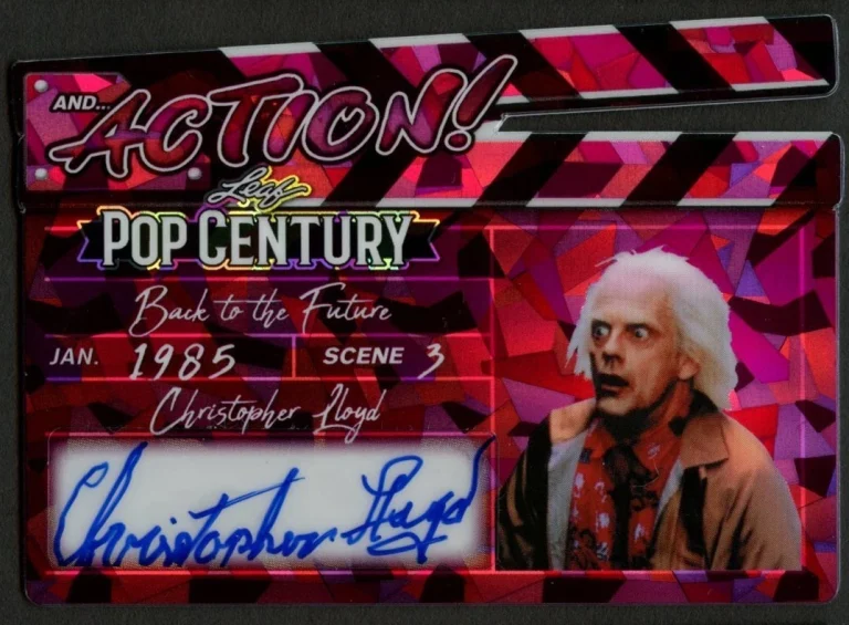 Christopher Lloyd signed autograph auto 2026 Leaf Pop Century Action Card 5/6