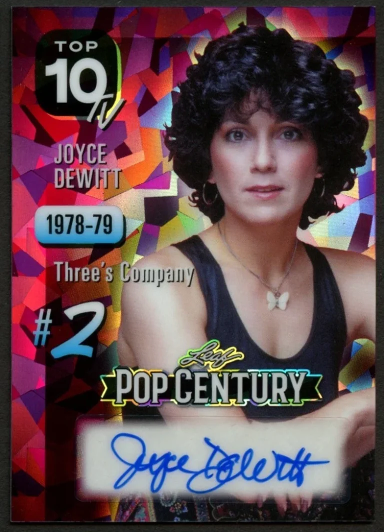 Joyce Dewitt signed autograph auto 2026 Leaf Pop Century Top 10 Card 6/6