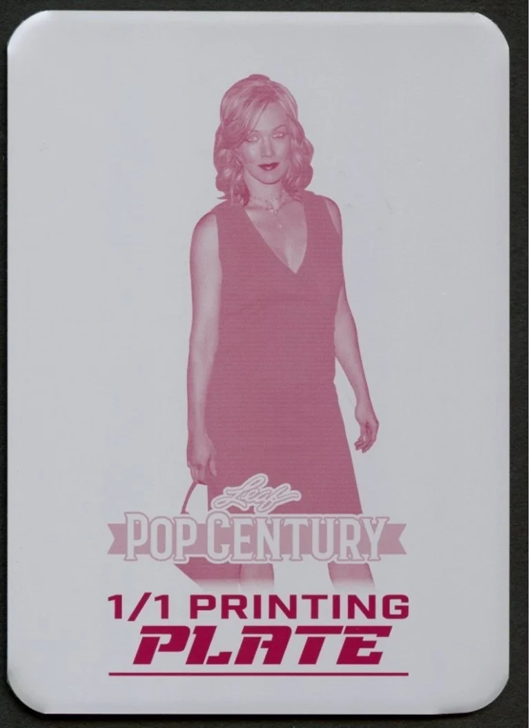 Jeannie Garth 2026 Leaf Pop Century Card 1/1 Printing Plate Beverly Hills 90210