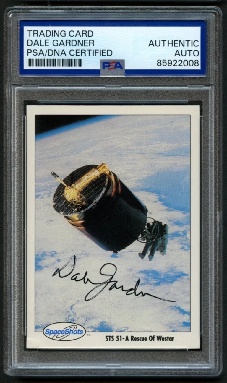 Dale Gardner #68 signed autograph auto Space Shots NASA Card PSA Slabbed