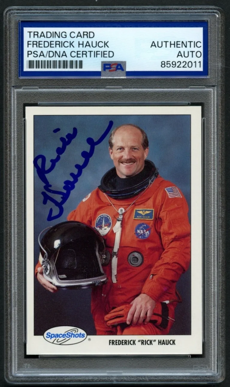 Frederick Hauck #266 signed autograph auto Space Shots NASA Card PSA Slabbed